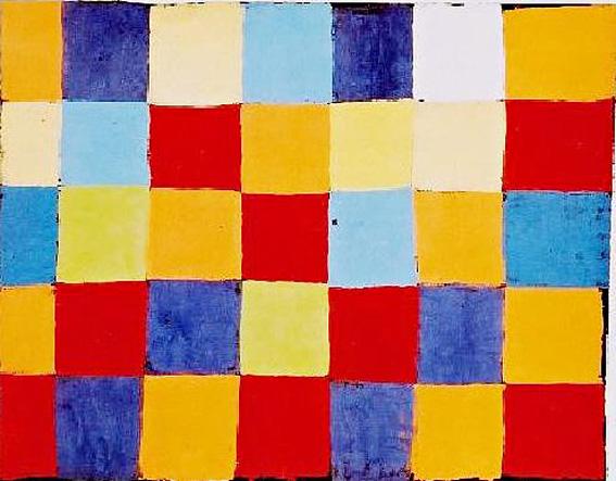 Farbtafel painting - Paul Klee Farbtafel art painting